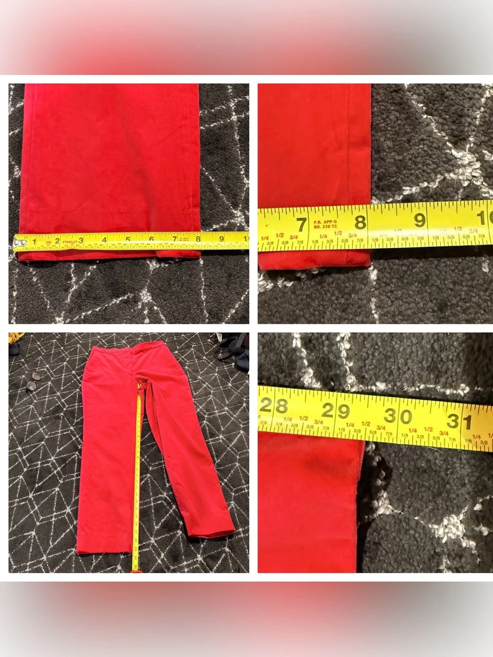 J Crew Full-Length Straight-Leg Stretch Cotton-Velvet Pant